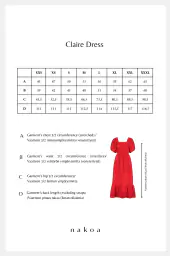 Claire dress, salsa