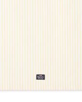 Striped Linen/Cotton Kitchen Towel, Yellow/White