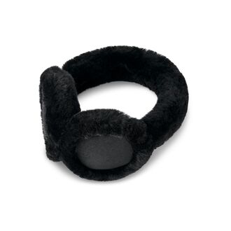 Sheepskin wireless earmuff, black