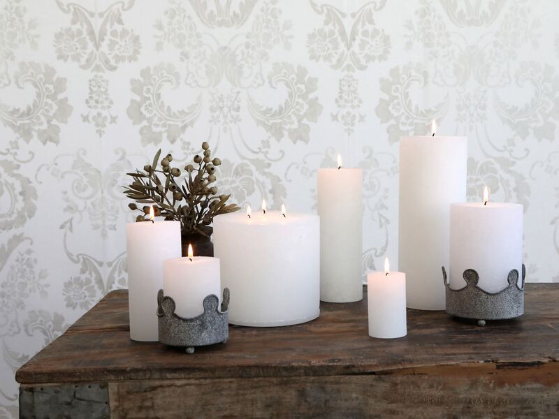 Macon pillar candle 15x7, white