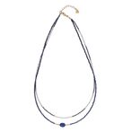 Devotion lapis lazuli gold necklace