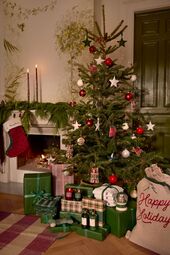 Jute/cotton Christmas tree sack, natural