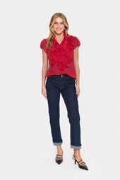 Lilja shirt, viva magenta