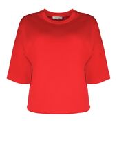 Leah sweater, poppy red