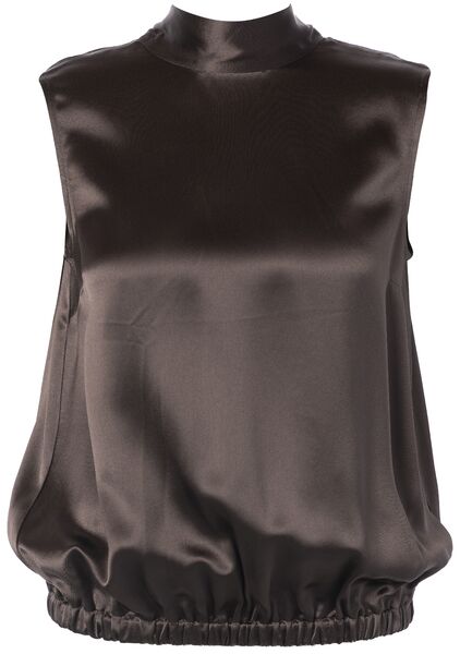 Rhapsody top, chocolate brown