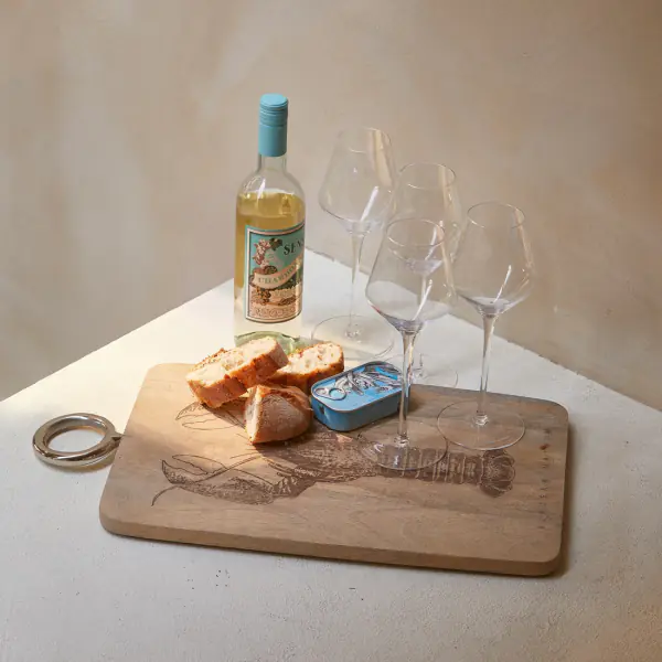 Ocean lobster chopping board