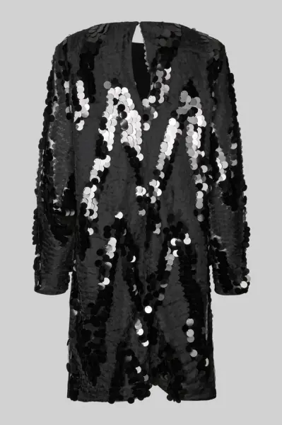 Glimmer simple dress, black