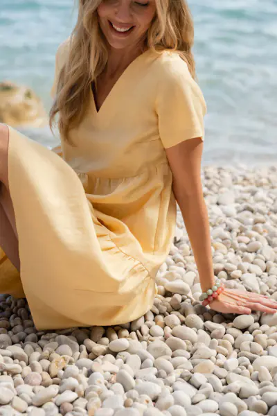 Layered dress, lemonade