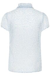 Lilja shirt, cerulean turtledove cactus