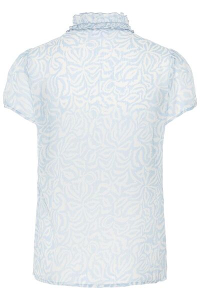 Lilja shirt, cerulean turtledove cactus