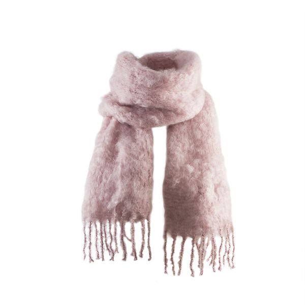 Aurora scarf 35x160, silver pink