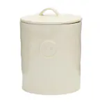 Portofino storage jar M, white