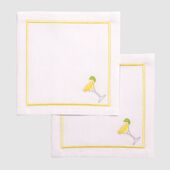 Cocktail napkin set, Margarita