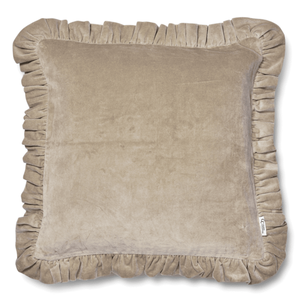 Frilled 50x50, beige