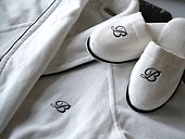 Portofino robe, white