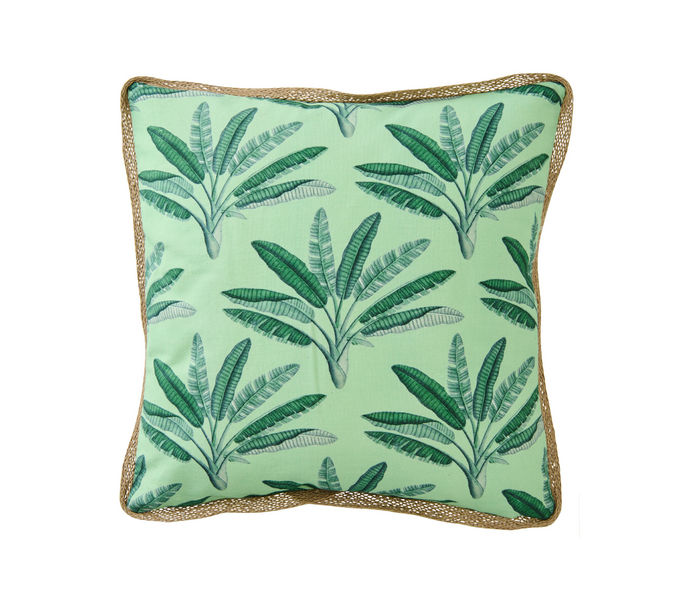 Cushion palm trees 45x45, mint