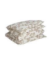 Tree print single duvet, taupe beige