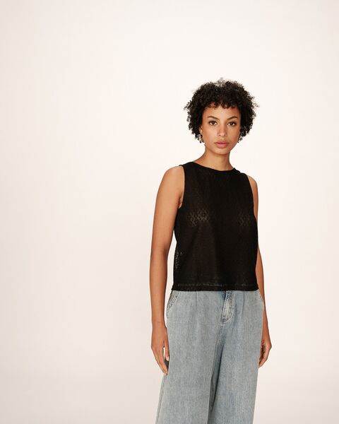 Passionnee top, noir