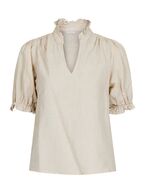 Odesa linen blouse, sand