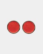 Ava pearls earrings, pearl red