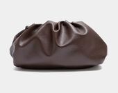 Dumpling bag, dark brown