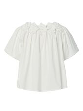 YASmanly offshoulder top, star white