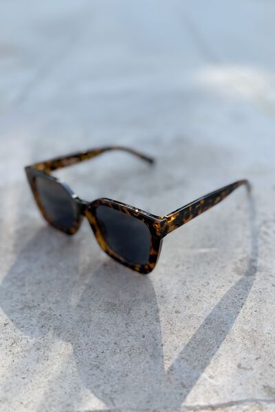 Sunglasses, leoprint black