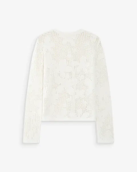 Velasquez cardigan, ecru