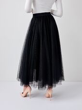 Aria tulle skirt, noir