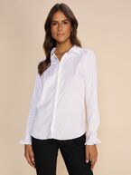 Mattie flip shirt, white