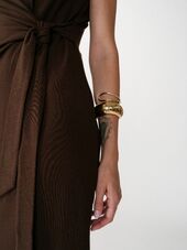 Wyla dress, chocolat