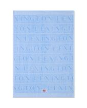 Velour Jacquard Logo Towel 30x50, Blue