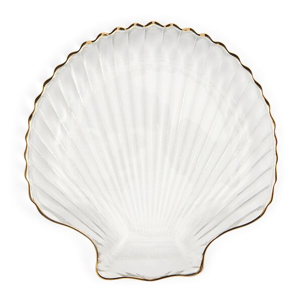 Beach shell decoration plate