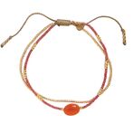 Feeling carnelian bracelet