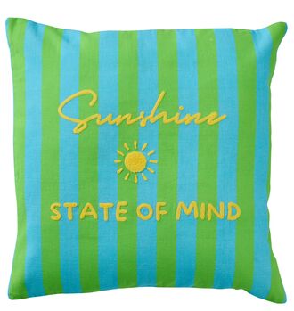 Cushion striped 45x45, sunshine