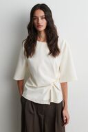 Arkai drape tee, eggnog