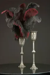 Ostrich Feather 60cm, Black