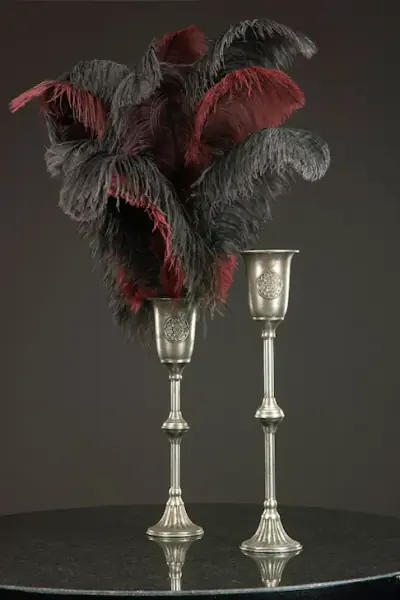 Ostrich Feather 60cm, Black