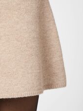 Gisa knit skirt, sand melange