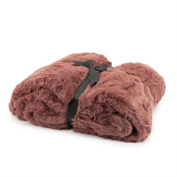 Plaid mosa 140x170, burgundy