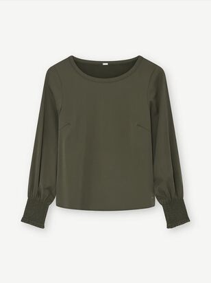 Mariella Blouse, Grape leaf