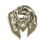 Toile De Jouy scarf, kaki