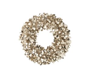 Wreath sparkling 60cm, champagne