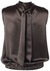 Rhapsody top, chocolate brown