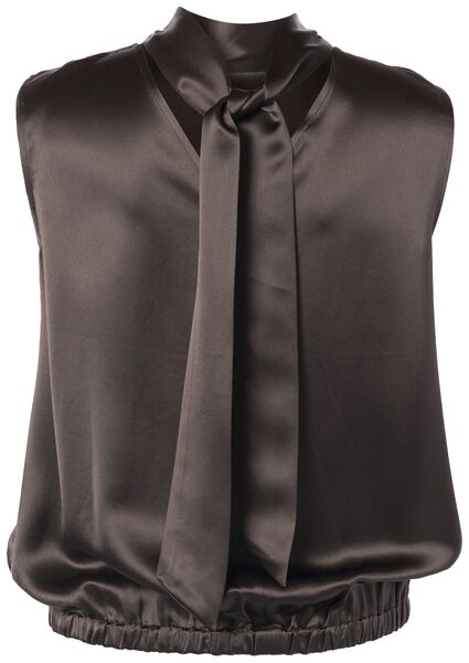 Rhapsody top, chocolate brown