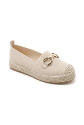 Espadrillo with buckle, beige