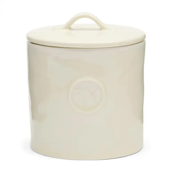 Portofino storage jar S, white