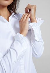 Mattie flip shirt, white