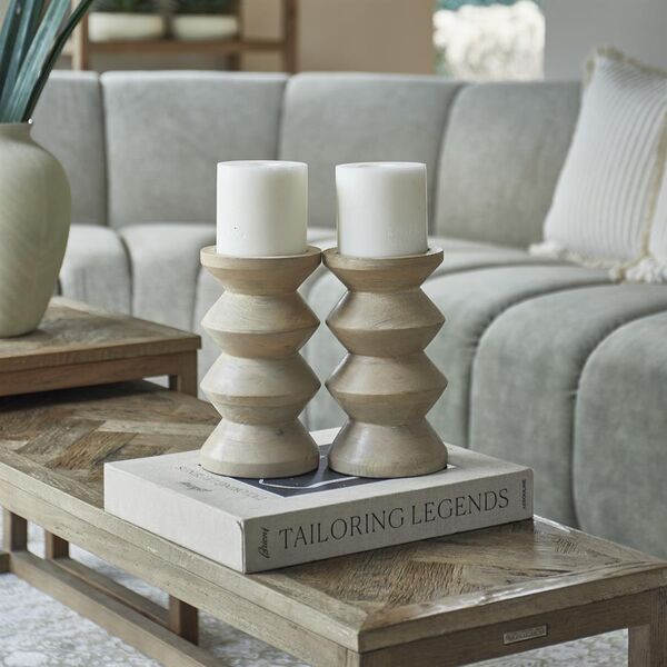 Pillar candle eco 10x10, off-white