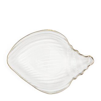 Sea shell decoration plate